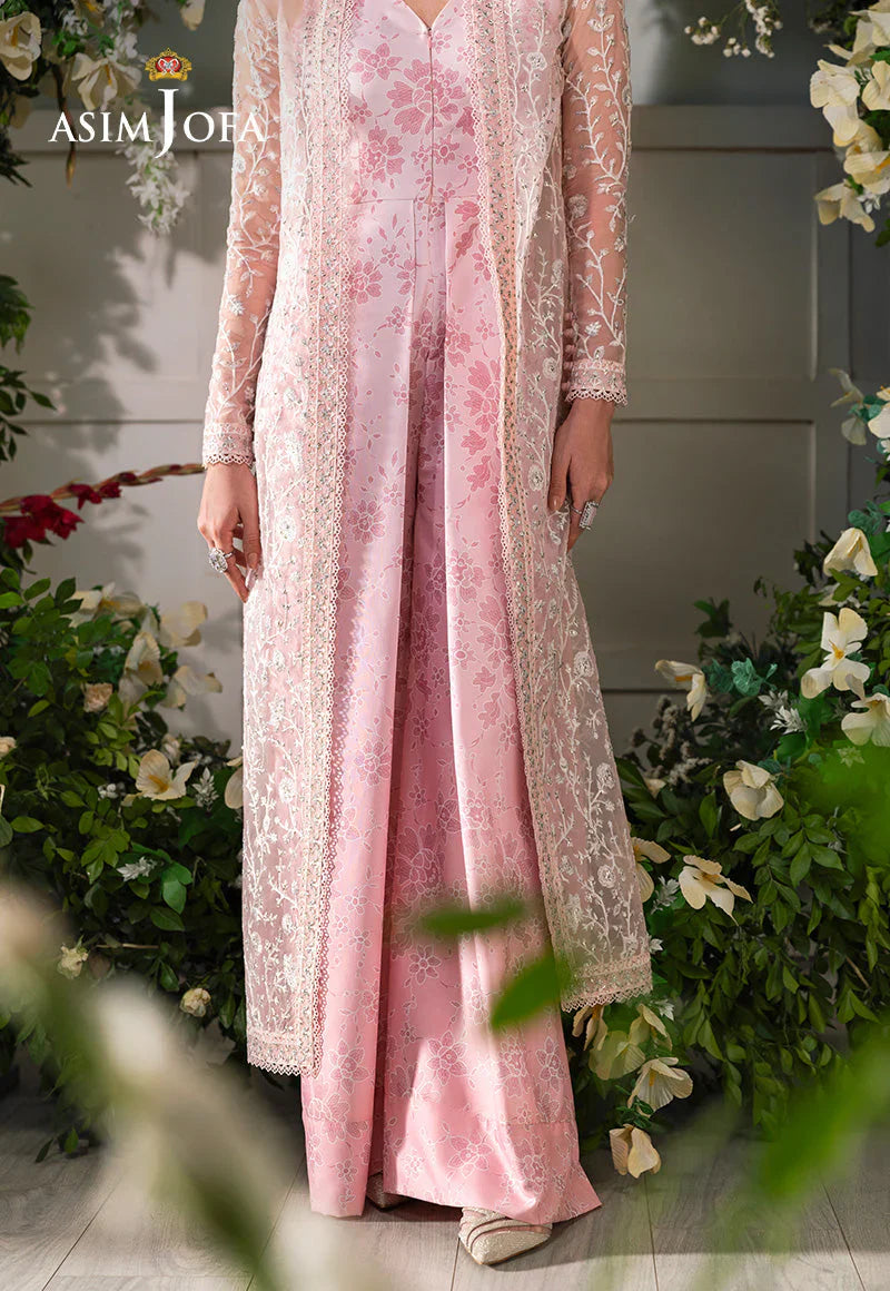EMBROIDERED ORGANZA UNSTITCHED 2 PCS