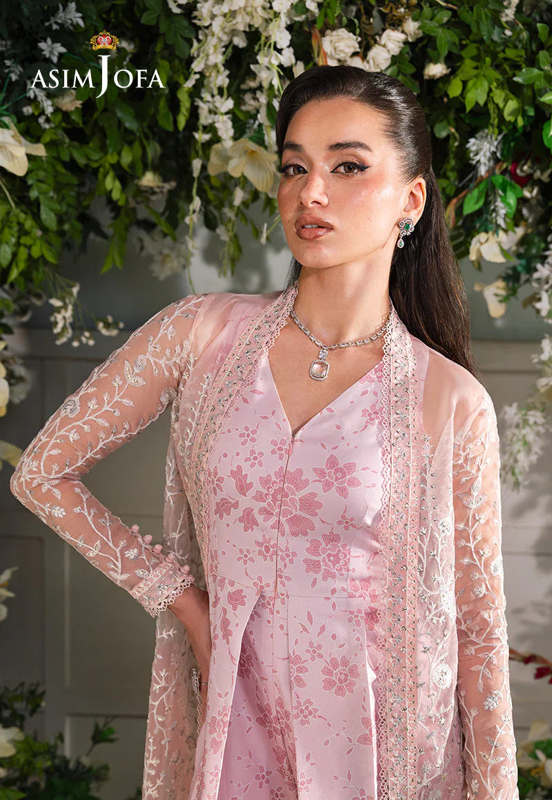 EMBROIDERED ORGANZA UNSTITCHED 2 PCS