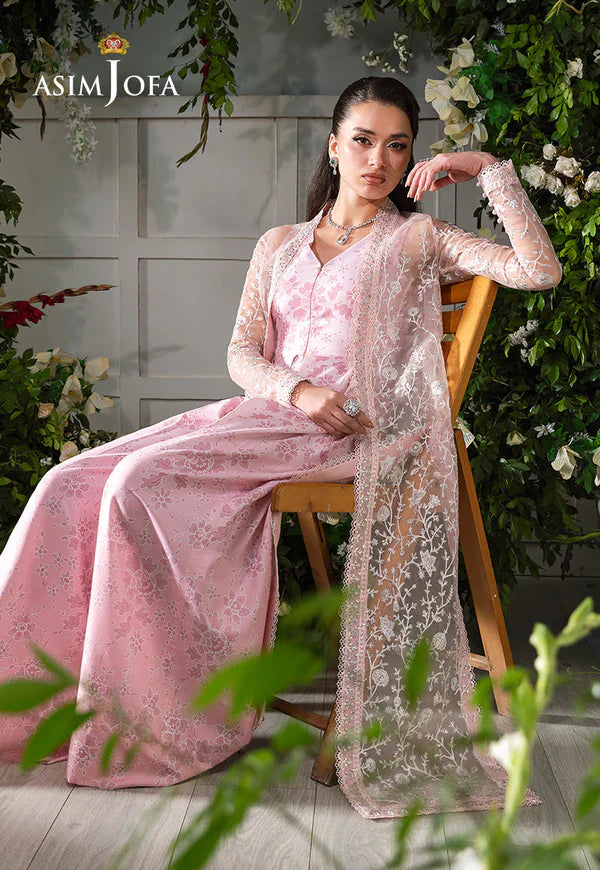 EMBROIDERED ORGANZA UNSTITCHED 2 PCS