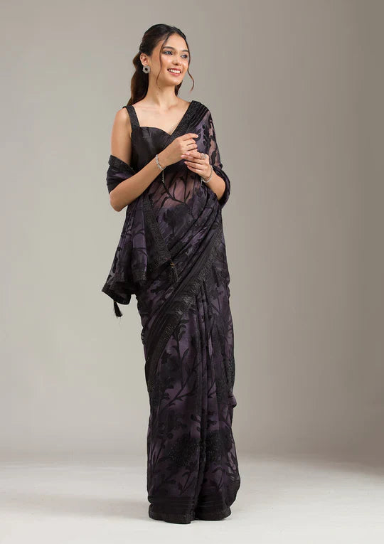 EMBROIDERED PAPER COTTON UNSTITCHED 3 PCS